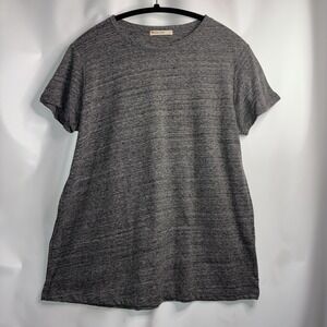 Marine Layer Shirt Mens Size Large Gray Heather Crewneck Soft Tee T-Shirt *flaw